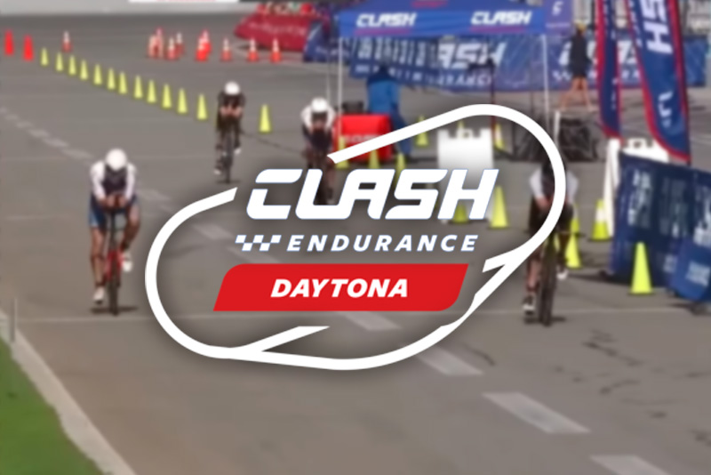 Branding logo for CLASH Endurance Daytona.