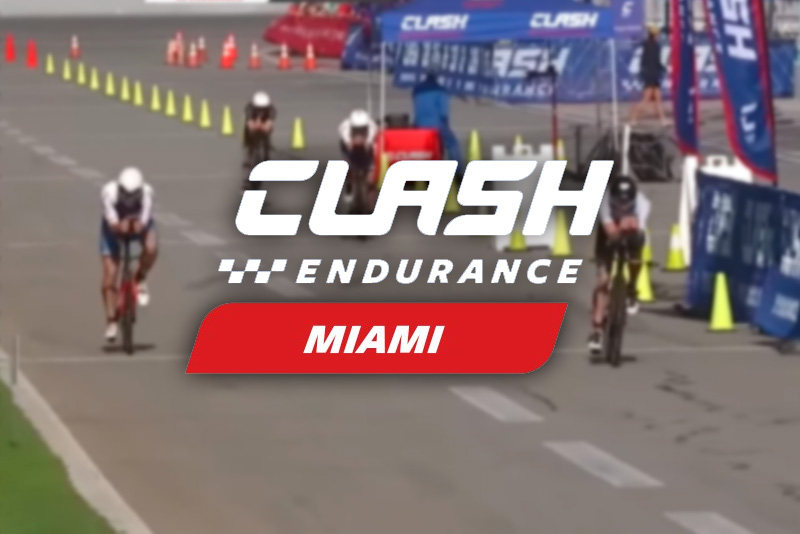 Branding logo for CLASH Endurance Miami.