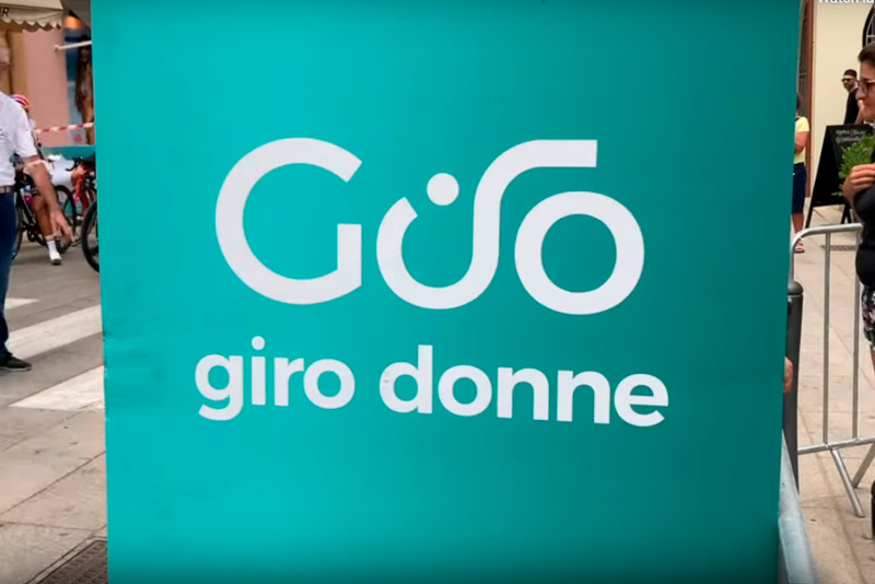 Branding logo for the Giro Donne
