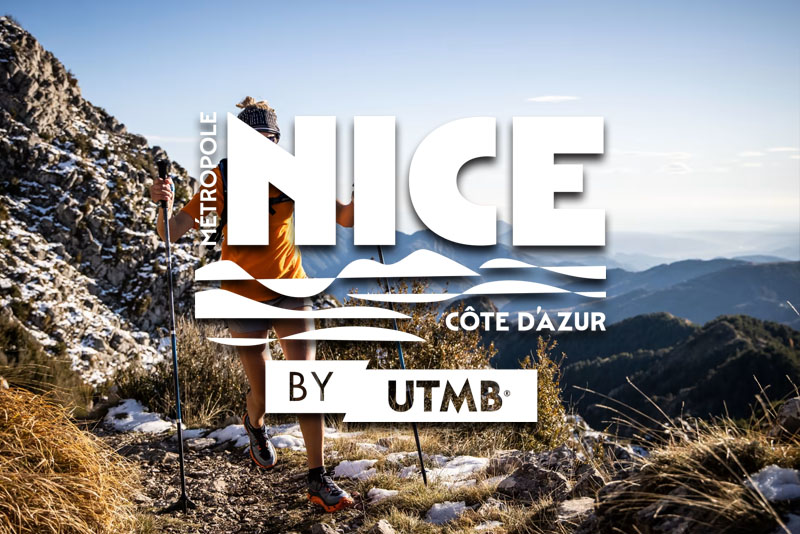 Branding logo for Nice Côte d'Azur by UTMB