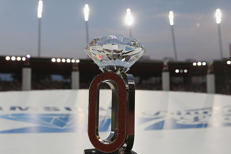 The winners trophy on display during the Iaaf Diamond League meeting at the Letzigrund Stadium on August 19, 2010 in Zurich, Switzerland. (Photo by Michael Steele/Getty Images)