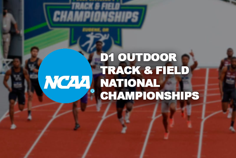 Branding logo for the NCAA D1 outdoor track and field national championships