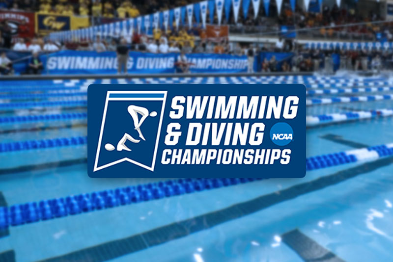 Branding logo for the NCAA swimming and diving championships