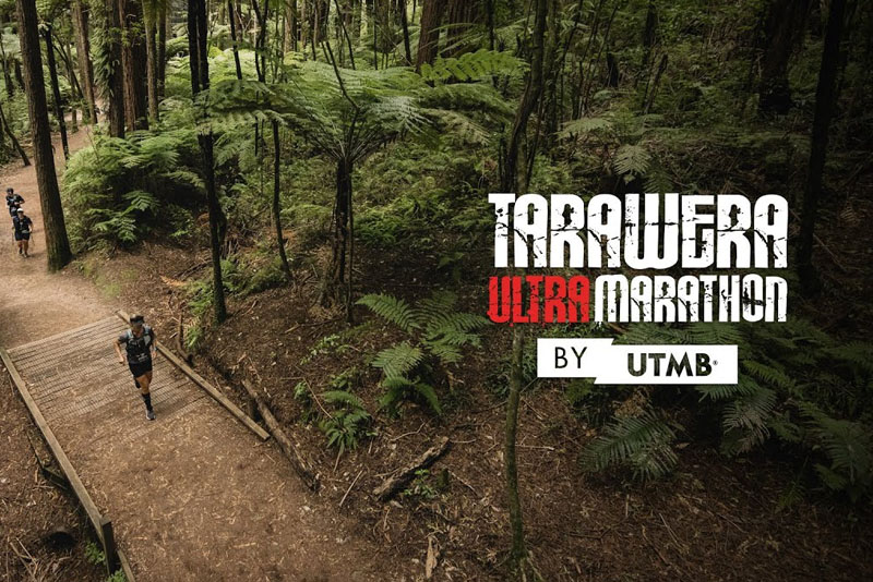 Branding logo for Tarawera Ultramarathon By UTMB