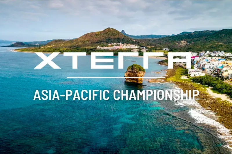 Branding logo for the XTERRA Asia-Pacific Championship.
