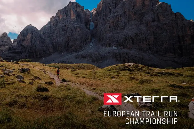Branding logo for the XTERRA European Trail Run Championship.